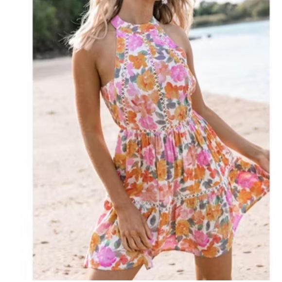 Petal & Pup Dress - Small - Open Back - Buttons at Neck - Lined - Picture 7 of 16